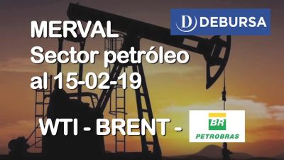 MERVAL - Sector petróleo al 15 de febrero 2019