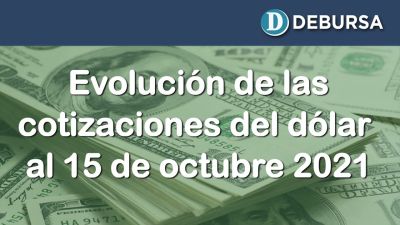 Dólar - Variantes de cotizaciones al 15 de octubre 2021
