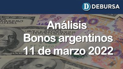 Análisis de los bonos argentinos en pesos y dólares al 11 de marzo 2022