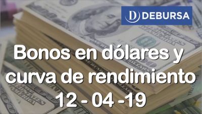 Bonos argentinos en dólares al 12 de abril 2019