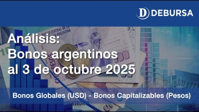 Análisis de los bonos argentinos al 3 de octubre 2025