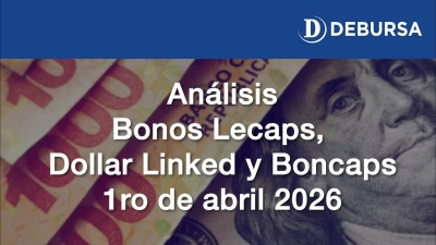Análisis bonos argentinos Lecaps, Dollar Linkes y Boncaps al 1ro de abril  2026