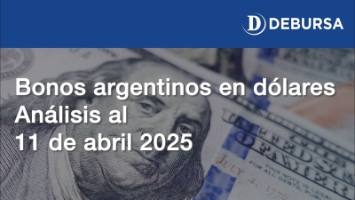 Análisis de los bonos argentinos en dólares al 11 de abril 2025