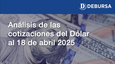 Evolución de las cotizaciones del dolar al 18 de abril 2025