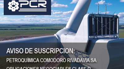 Aviso de Licitación: Petroquímica Comodoro Rivadavia SA - Obligaciones Negociables