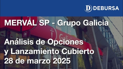 MERVAL SP - Grupo Galicia, análisis de Opciones y Lanzamiento Cubierto - 28 de marzo 2025