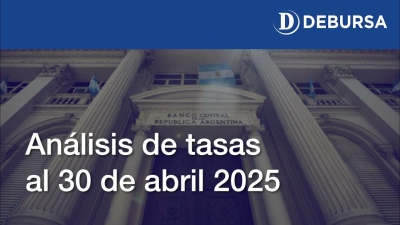 Analisis de tasas sobre el peso argentino al 30 de abril 2025