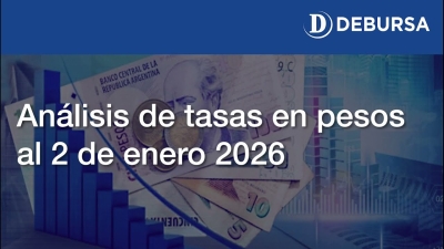 Análisis de tasas sobre el peso argentino al 2 de enero 2026