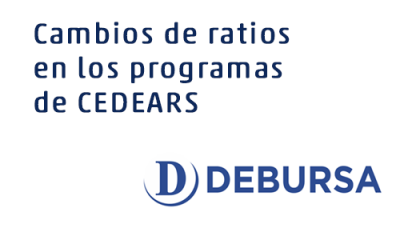 CEDEARS: cambios de ratios y montos máximos autorizados a emitir para los 33 programas