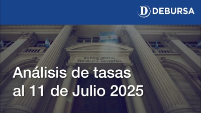 Analisis de tasas sobre el peso argentino al 11 de julio 2025