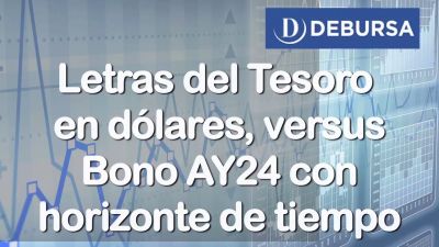Análisis comparativo entre las LETES en dólares y el Bono AY24 con horizonte de tiempo