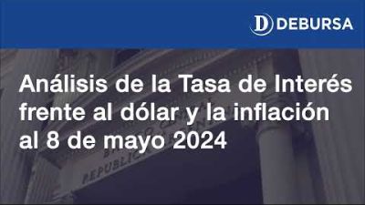 Análisis de la Tasa de Interés frente al dólar y la inflación al 8 de mayo 2024